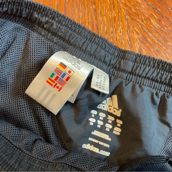 Adidas Mens Mesh Lined Zipped Leg Side Zipper Pockets Athletic Wear Pants! - Picture 7 of 9